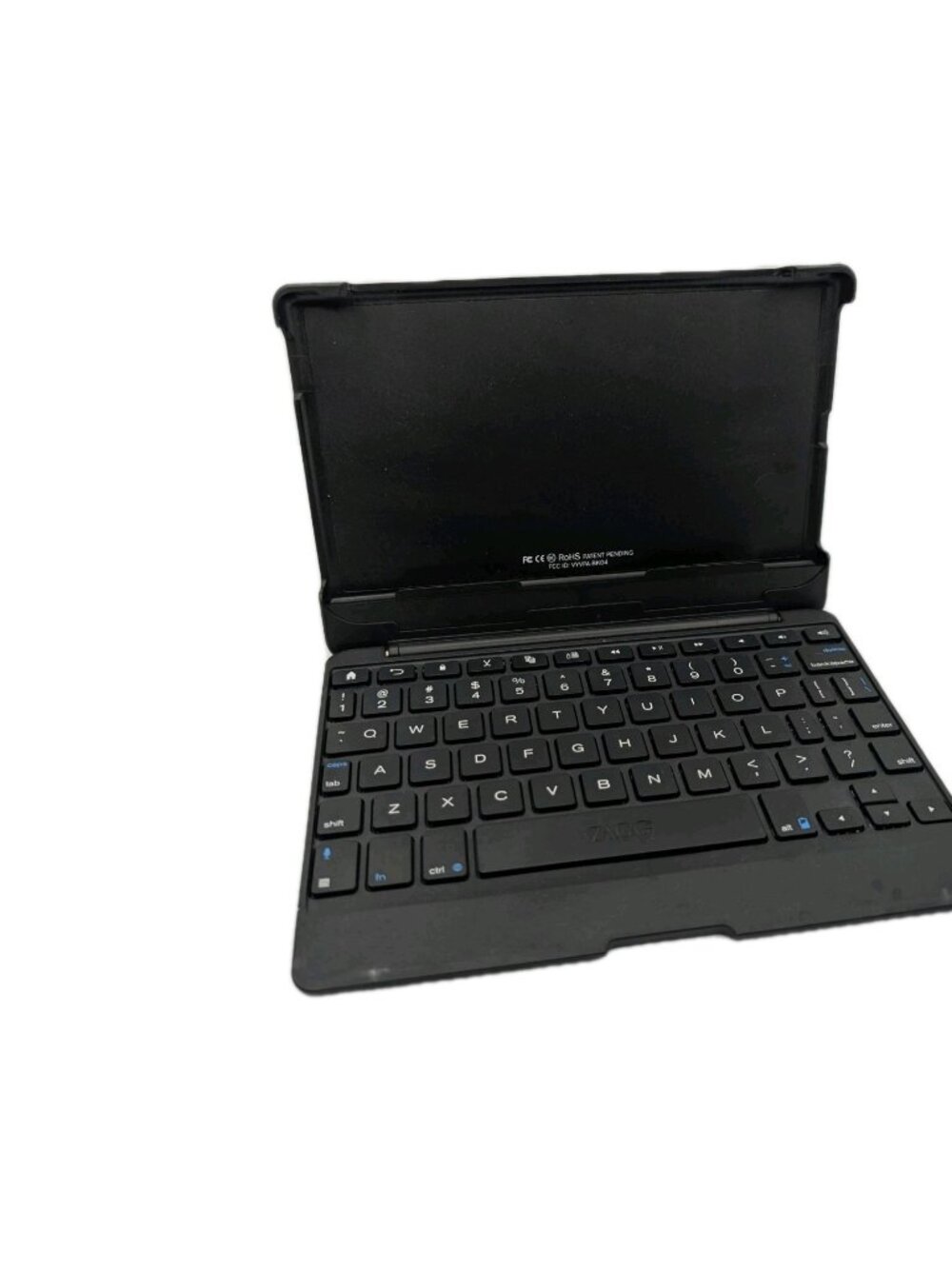 Zagg VYVPA-BK04 iPad Keyboard Case Pre owned  8"x 5"  black